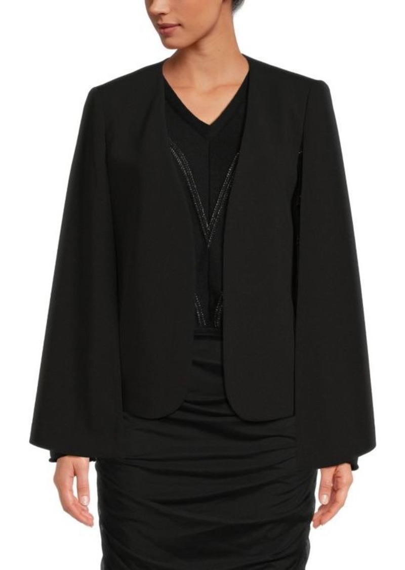 DKNY Solid Cape Jacket