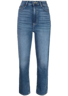 DKNY straight-leg faded jeans