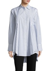 DKNY Striped Cotton Button-Down Shirt