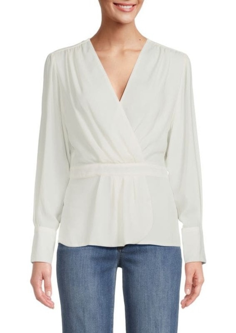 DKNY Surplice Top