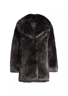 DKNY Vintage Glam Faux-Fur Coat