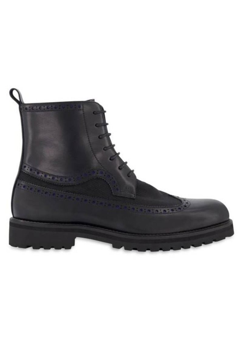 DKNY Wingtip Mesh Combat Boots