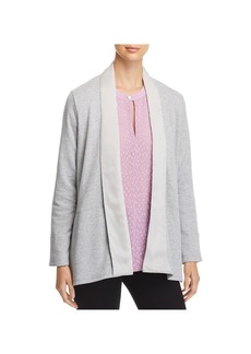 DKNY Womens Relaxed Open Front Cardigan Sweater