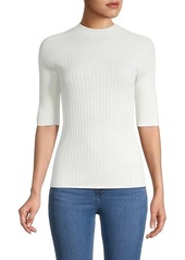 DKNY Wool-Blend Elbow-Sleeve Sweater