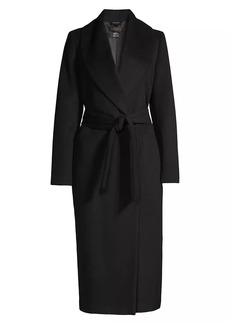 DKNY Wool-Blend Shawl-Collar Coat