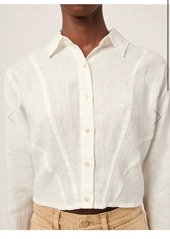 DL 1961 Aurette Shirt In White