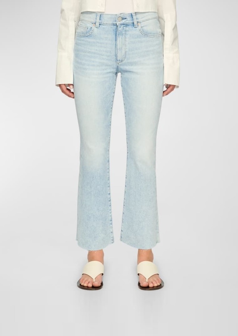 DL 1961 Bridget Bootcut High-Rise Instasculpt Crop Jeans