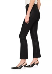 DL 1961 Bridget Bootcut High Rise Instasculpt Coated Crop Jeans