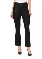 DL 1961 Bridget Bootcut High Rise Instasculpt Coated Crop Jeans