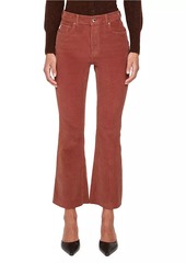 DL 1961 Bridget Bootcut High Rise Instasculpt Corduroy Crop Jeans