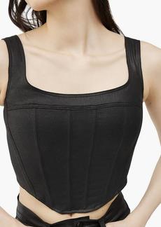DL 1961 Corset In Black Coated (Ultimate Knit Coated)