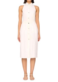 DL 1961 Daphne Denim Midi Dress In White