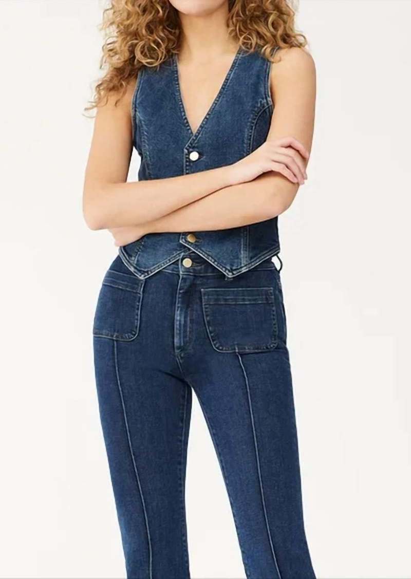 DL 1961 Denim Vest In Seacliff