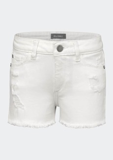 DL 1961 Girl's Lucy Cut Off Denim Shorts  Size 7-14