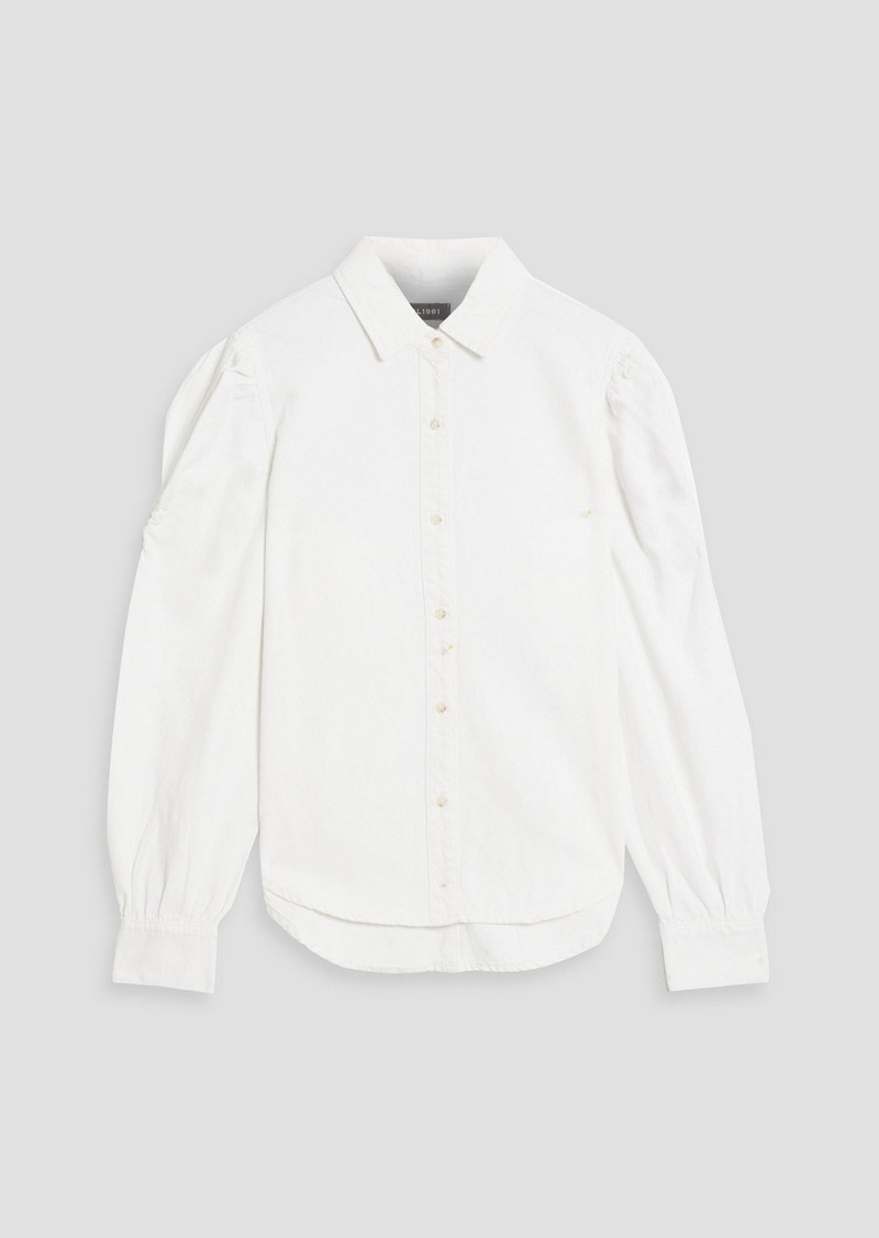DL 1961 DL1961 - Cotton and linen-blend twill shirt - White - M