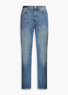 DL 1961 DL1961 - Emilie faded high-rise straight-leg jeans - Blue - 24