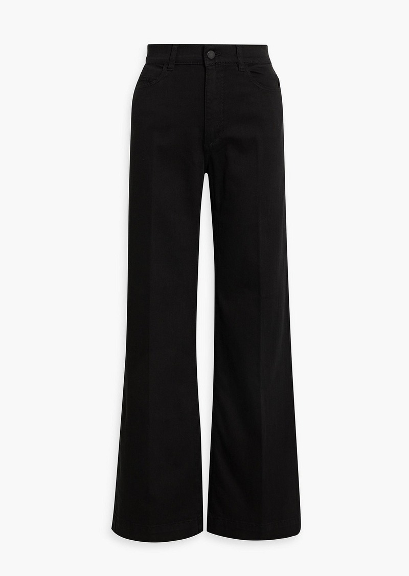 DL 1961 DL1961 - Hepburn high-rise wide-leg jeans - Black - 24