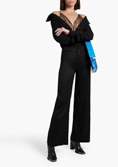DL 1961 DL1961 - Hepburn high-rise wide-leg jeans - Black - 23