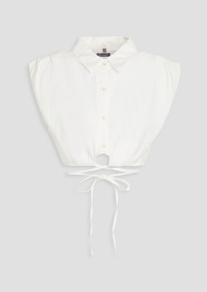 DL 1961 DL1961 - Ines cropped linen shirt - White - L