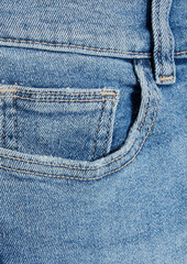 DL 1961 DL1961 - Mara cropped distressed mid-rise slim-leg jeans - Blue - 24