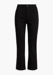 DL 1961 DL1961 - Patti cropped high-rise straight-leg jeans - Black - 26