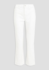 DL 1961 DL1961 - Patti cropped high-rise straight-leg jeans - White - 28