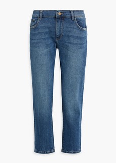 DL 1961 DL1961 - Riley cropped faded boyfriend jeans - Blue - 24