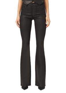 DL 1961 DL1961 Bridget High Rise Ankle Bootcut Jeans in Black Coated