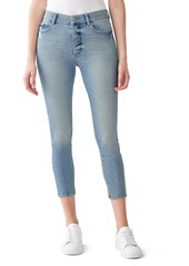 DL 1961 DL1961 Farrow Instaslim Distressed High Waist Crop Skinny Jeans (Sterling)