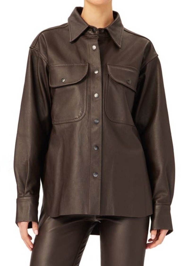 DL 1961 DL1961 Faye Leather Shirt