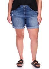 DL 1961 DL1961 Karlie Denim Boyfriend Shorts (Ingram) (Plus Size)