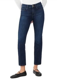 DL 1961 DL1961 Mara Mid Rise Ankle Straight Jeans in India Ink