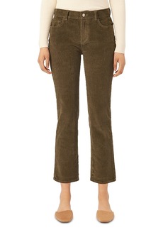 DL 1961 DL1961 Mara Mid Rise Corduroy Ankle Straight Leg Jeans in Pine Green