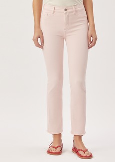 DL 1961 DL1961 Mara Mid Rise Ankle Straight Leg Jeans in Pink Peony at Nordstrom Rack