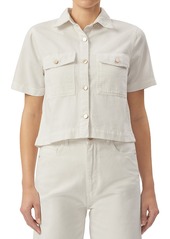 DL 1961 DL1961 Montauk Button Front Cropped Shirt