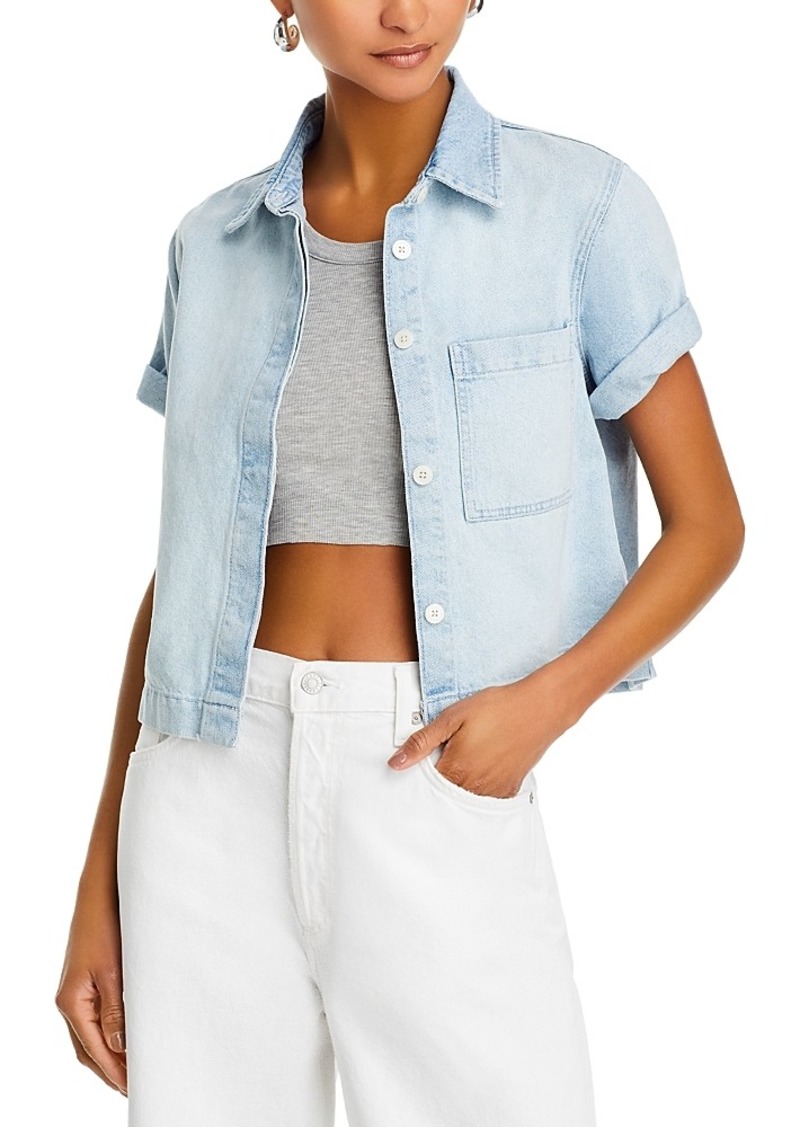 DL 1961 DL1961 Montauk Crop Cotton Shirt