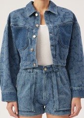 DL 1961 DL1961 Taryn Denim Jacket in Atlas Laser at Nordstrom Rack