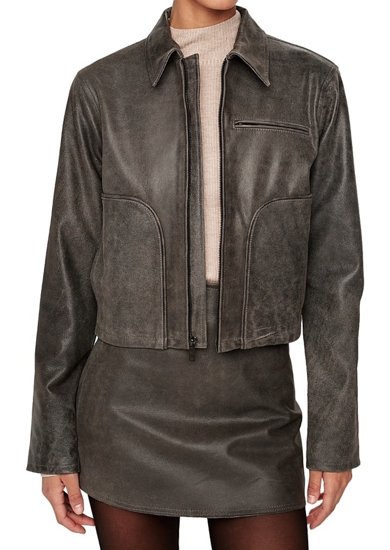 DL 1961 DL1961 Vika Leather Moto Jacket