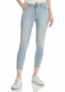 DL 1961 DL1961 Women's Florence Instasculpt Mid-Rise Skinny Fit Cropped Jean