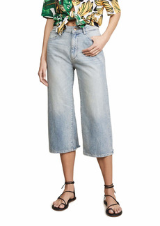 DL 1961 DL1961 Women's Hepburn High Rise Wide Leg Crop Jeans