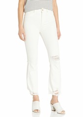DL 1961 DL1961 Women's Jackie Trimtone Cropped Flare Jeans in