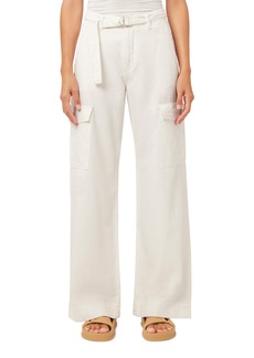 DL 1961 DL1961 Zoie High Waist Relaxed Wide Leg Jeans in White Cargo at Nordstrom Rack
