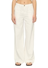 DL 1961 DL1961 Zoie Relaxed Wide Leg Cargo Pants in White