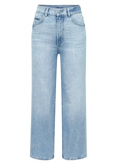 DL 1961 Hepburn High-Rise Stretch Crop Wide-Leg Jeans