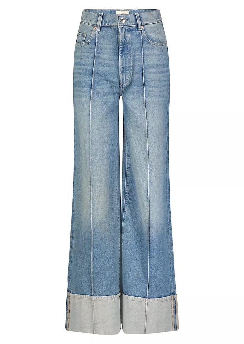 DL 1961 Hepburn Wide Leg High Rise Jeans