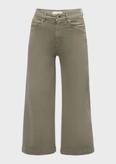 DL 1961 Hepburn Wide-Leg High Rise Vintage Crop Jeans
