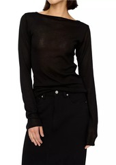 DL 1961 Long Sleeve Boat Neck Top