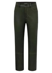 DL 1961 Patti High-Rise Leather Jeans
