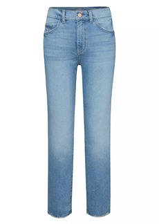 DL 1961 Patti High-Rise Straight Ankle Jeans