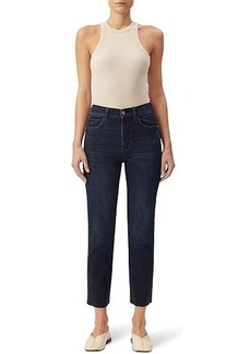 DL 1961 Patti Straight High-Rise Vintage Ankle Jeans in Mediterranean Sea
